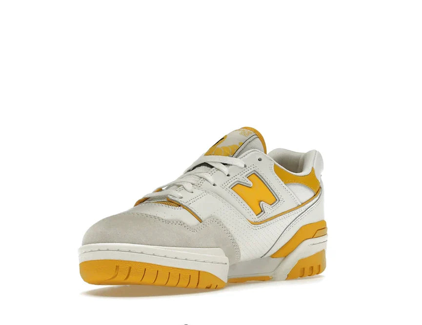 New Balance 550 Sea Salt Varsity Gold - Dripflix