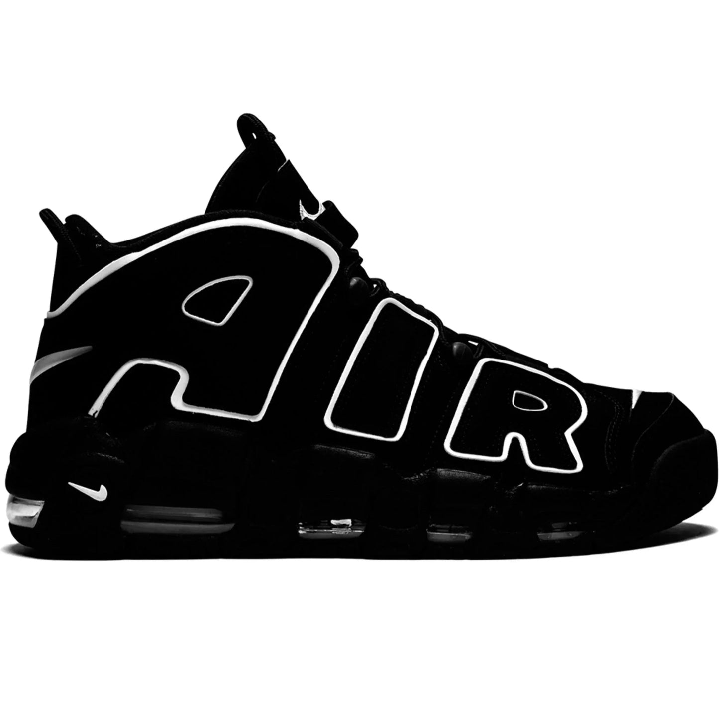 Nike Air More Uptempo Black White - Dripflix