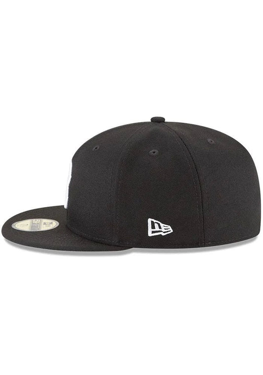 NEW ERA BOSTON RED SOX BLACK 59FIFTY FITTED HAT