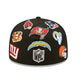 New Era NFL 59FIFTY All Over Patch Black Cap