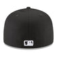 NEW ERA BOSTON RED SOX BLACK 59FIFTY FITTED HAT