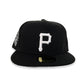 Black Pittsburgh Pirates Gray Bottom 1959 All Star Game Side Patch New Era 59Fifty Fitted