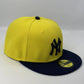 Yankees MLB New Era Fitted 59Fifty Hat -Yellow