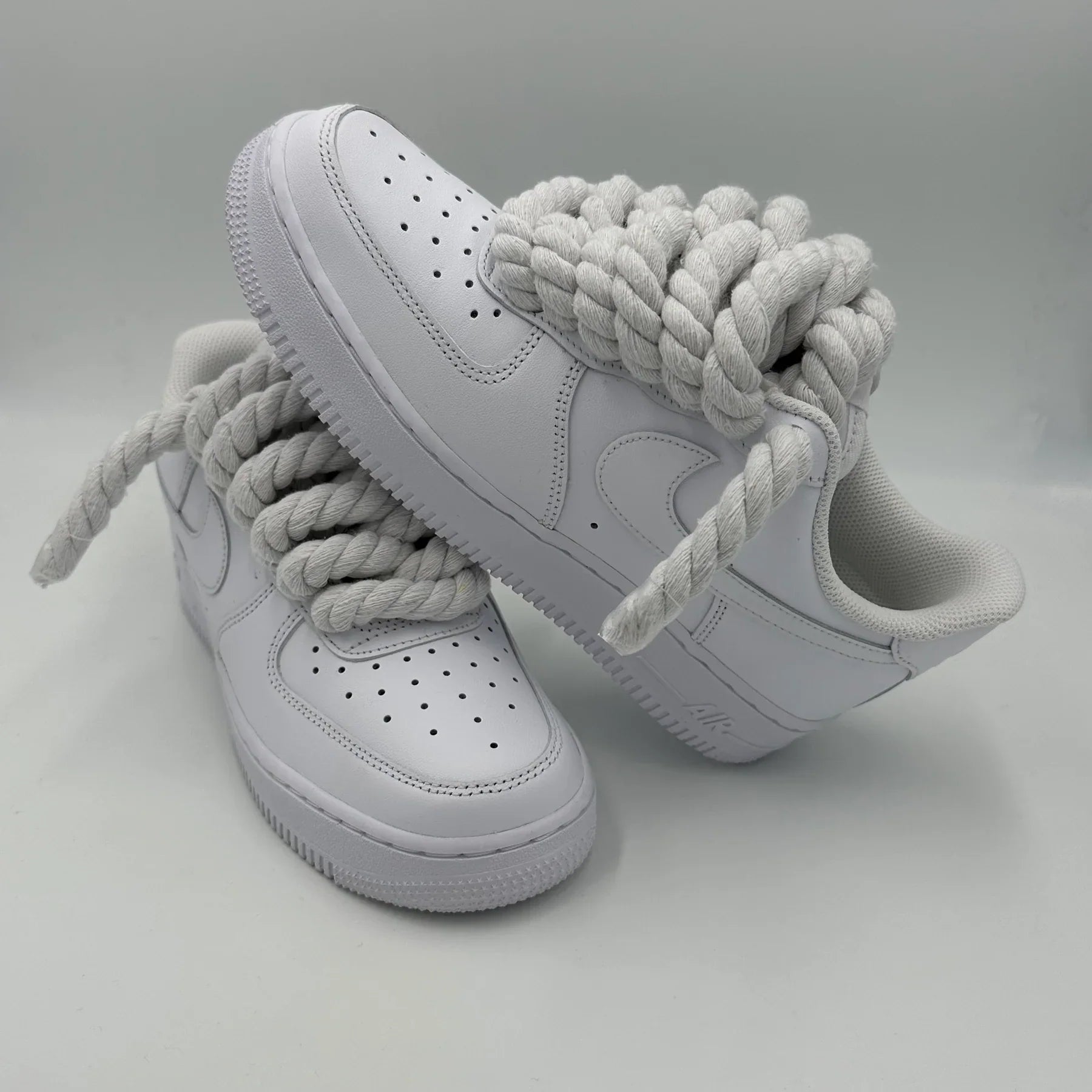 Nike Air Force 1 “Rope Laces” Triple White - Dripflix