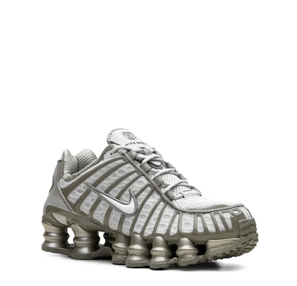 Nike Shox TL “LIGHT SILVER/WHITE/LIGHT ARMY” SNEAKERS