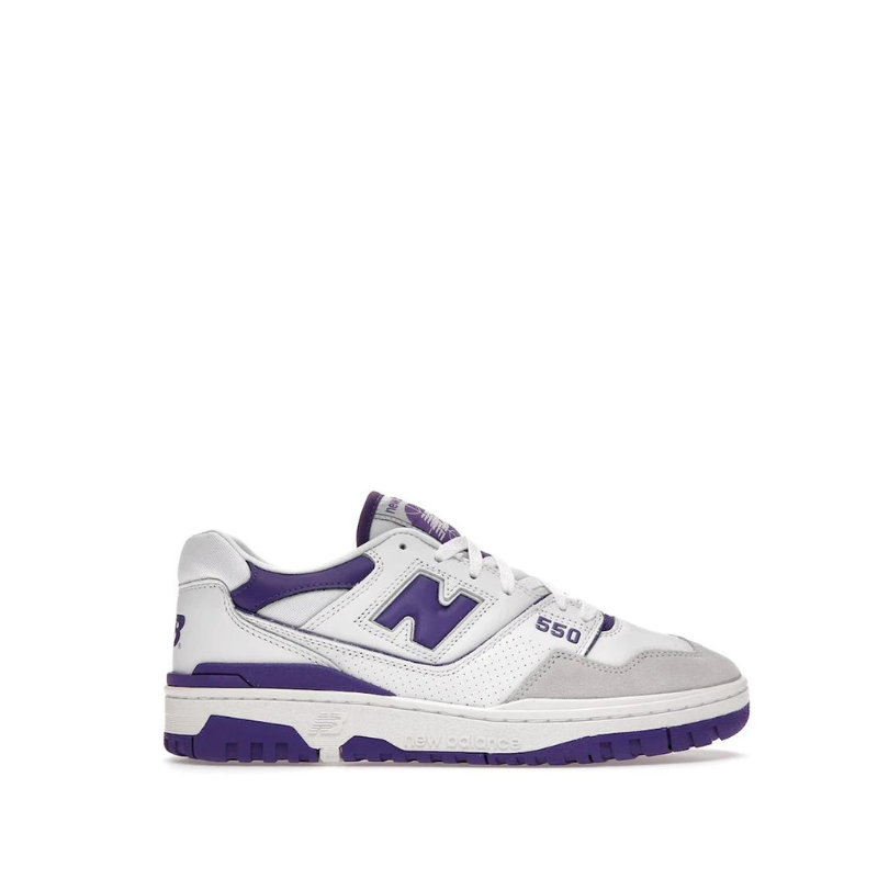 New Balance 550 White Purple - Dripflix