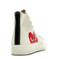 Converse Chuck Taylor All-Star 70 Hi Comme des Garcons PLAY White - Dripflix