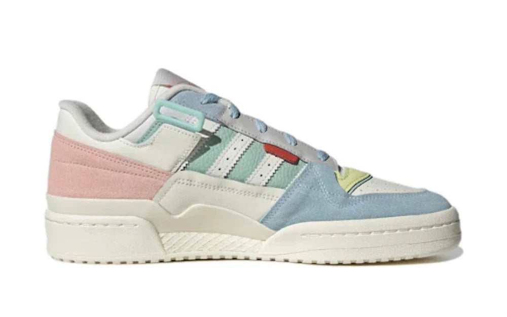 adidas Forum White/Pink/Blue - Dripflix