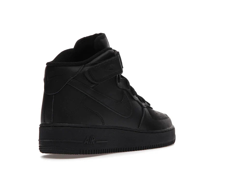 Nike Air Force 1 Mid - Midnight Black - Dripflix